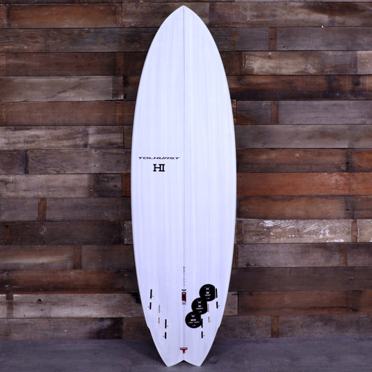 Harley Ingleby Series HIBT 3+3 Thunderbolt Red 5'10 x 19 ¾ x 2 9/16 Surfboard - White/Red