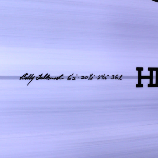 Harley Ingleby Series HIBT 3+3 Thunderbolt Red 6'2 x 20 ¼ x 2 11/16 Surfboard - White/Red