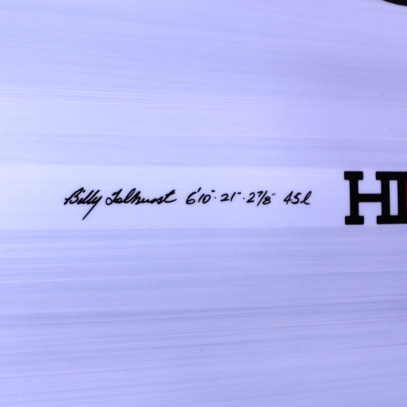Load image into Gallery viewer, Harley Ingleby Series HIBT 3+3 Thunderbolt Red 6'10 x 21 x 2 ⅞ Surfboard - White/Blue
