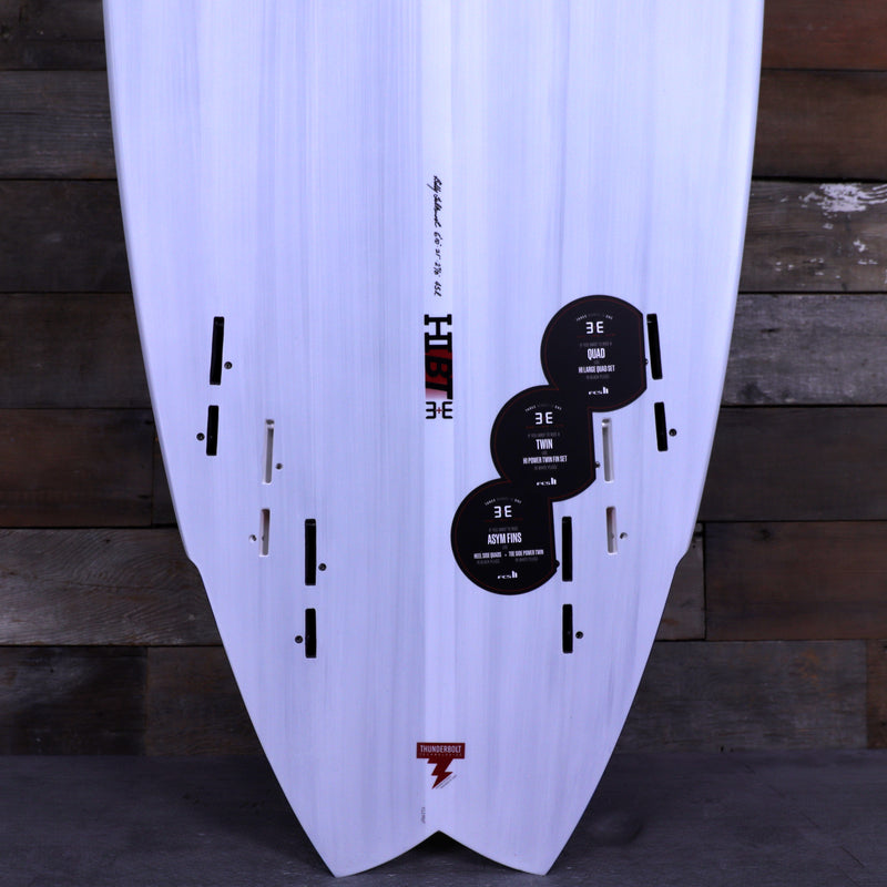 Load image into Gallery viewer, Harley Ingleby Series HIBT 3+3 Thunderbolt Red 6'10 x 21 x 2 ⅞ Surfboard - White/Blue
