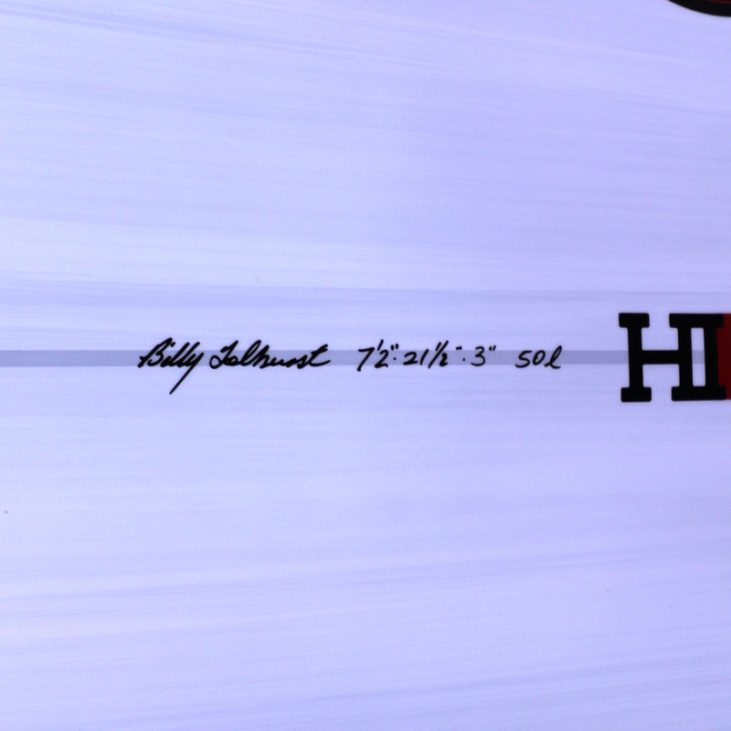 Load image into Gallery viewer, Harley Ingleby Series HIBT 3+3 Thunderbolt Red 7'2 x 21 ½ x 3 Surfboard - White/Blue
