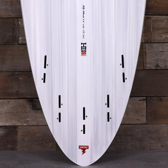 Harley Ingleby Series Mid 6 Mini Thunderbolt Red 6'8 x 20 ¼ x 2 11/16 Surfboard - Candy/White