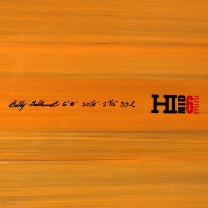Load image into Gallery viewer, Harley Ingleby Series Mid 6 Mini Thunderbolt Red 6'8 x 20 ¼ x 2 11/16 Surfboard - Orange
