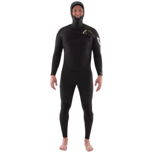 Isurus Fathom 4/3 Hooded Chest-Zip Wetsuit