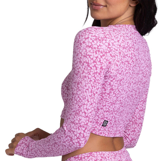 JOLYN Moana Long Sleeve Crop Rash Guard
