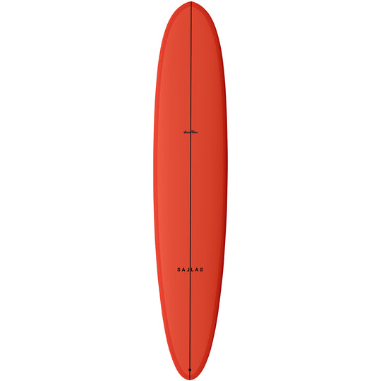 Kai Sallas Lava Flow Thunderbolt Silver Surfboard