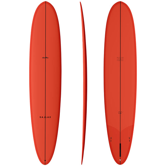 Kai Sallas Lava Flow Thunderbolt Silver Surfboard