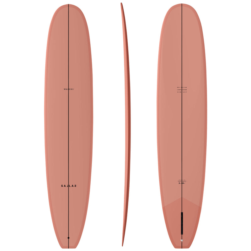 Load image into Gallery viewer, Kai Sallas Waikiki Thunderbolt Silver Surfboard
