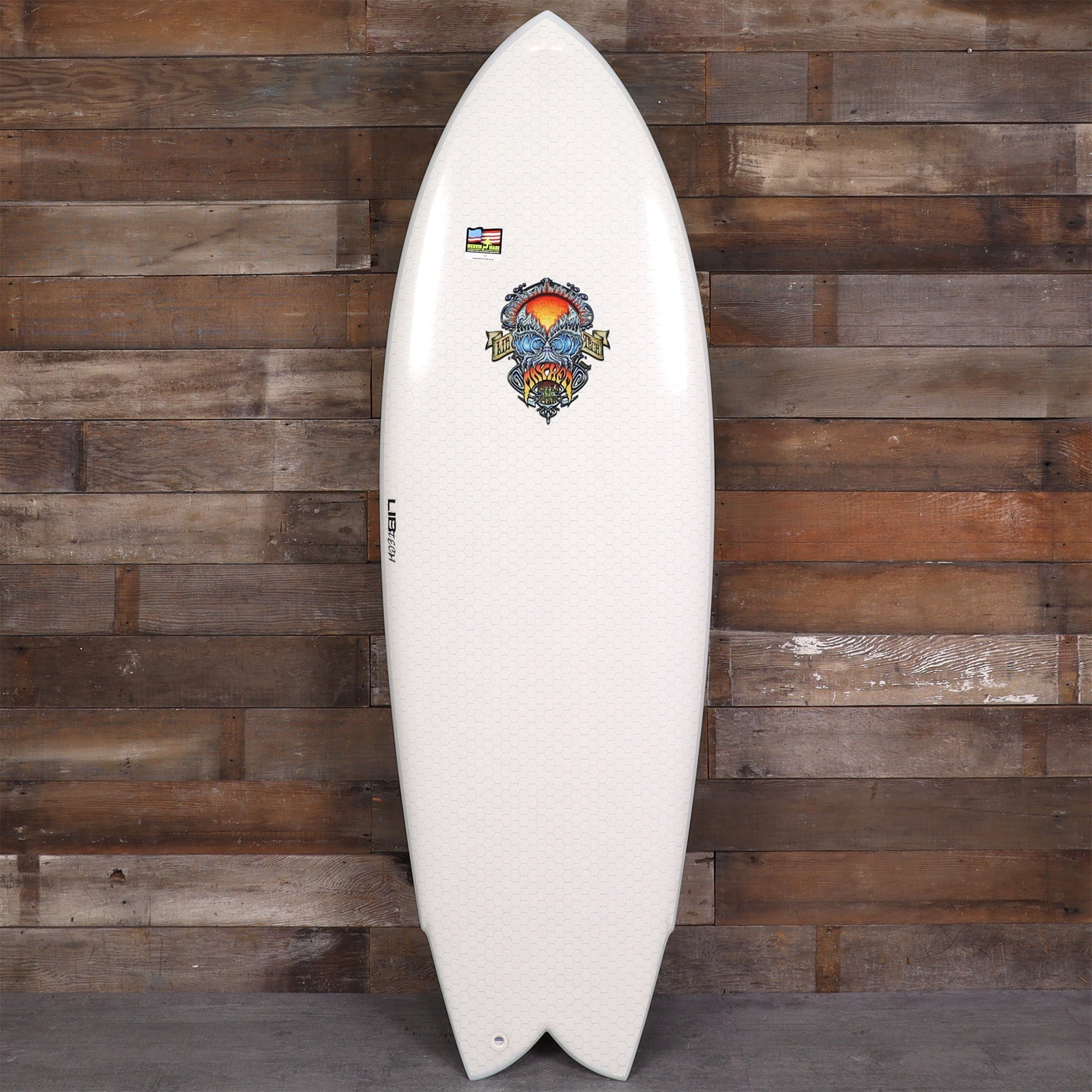 Lib Tech Lost RNF Retro Fish ecoIMPACTO 2 Lite 5'7 × 21 ½ × 2.55 Surfb ...