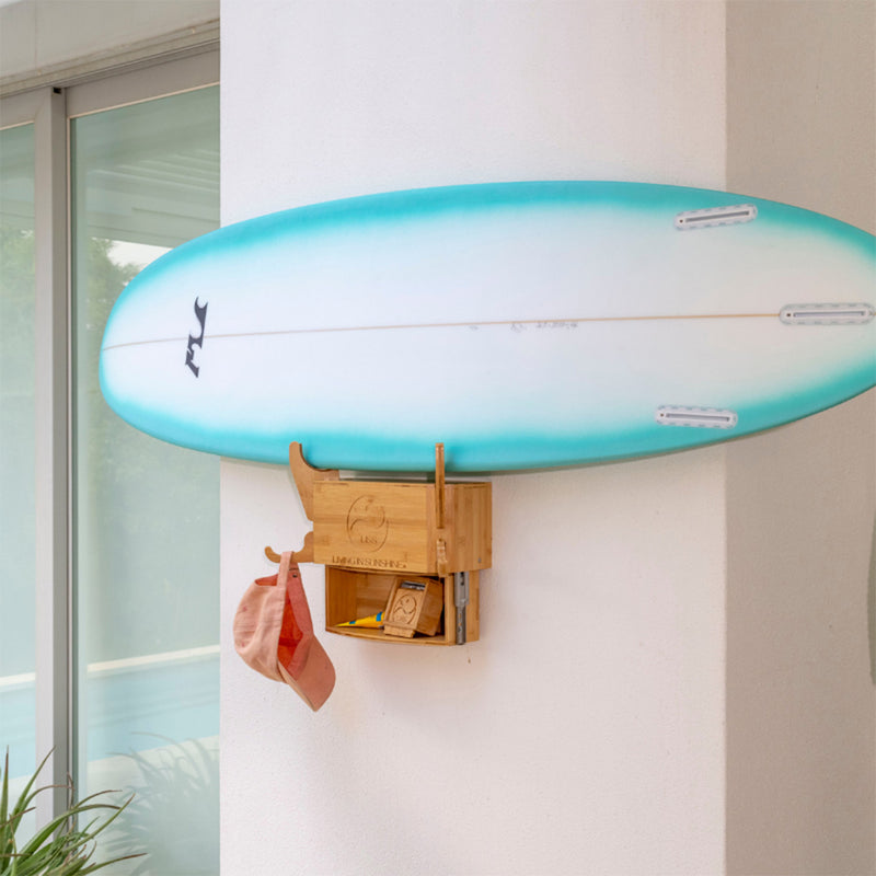Load image into Gallery viewer, Liss The Solo Rack Surfboard Wall Mount 
