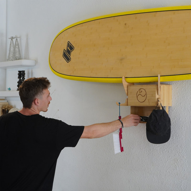 Load image into Gallery viewer, Liss The Solo Rack Surfboard Wall Mount 
