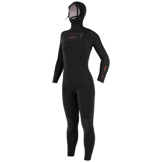 Manera Women's Magma 6/4 Hooded Chest-Zip Wetsuit