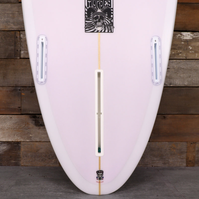 Load image into Gallery viewer, Murdey Checkered Egg 7'8 × 22 × 2 ⅞ Surfboard - Pink 3
