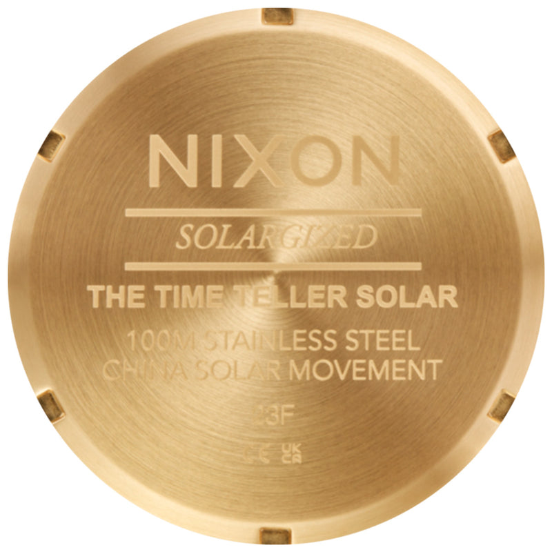 Load image into Gallery viewer, Nixon Time Teller Solar Stainless Steel Watch
