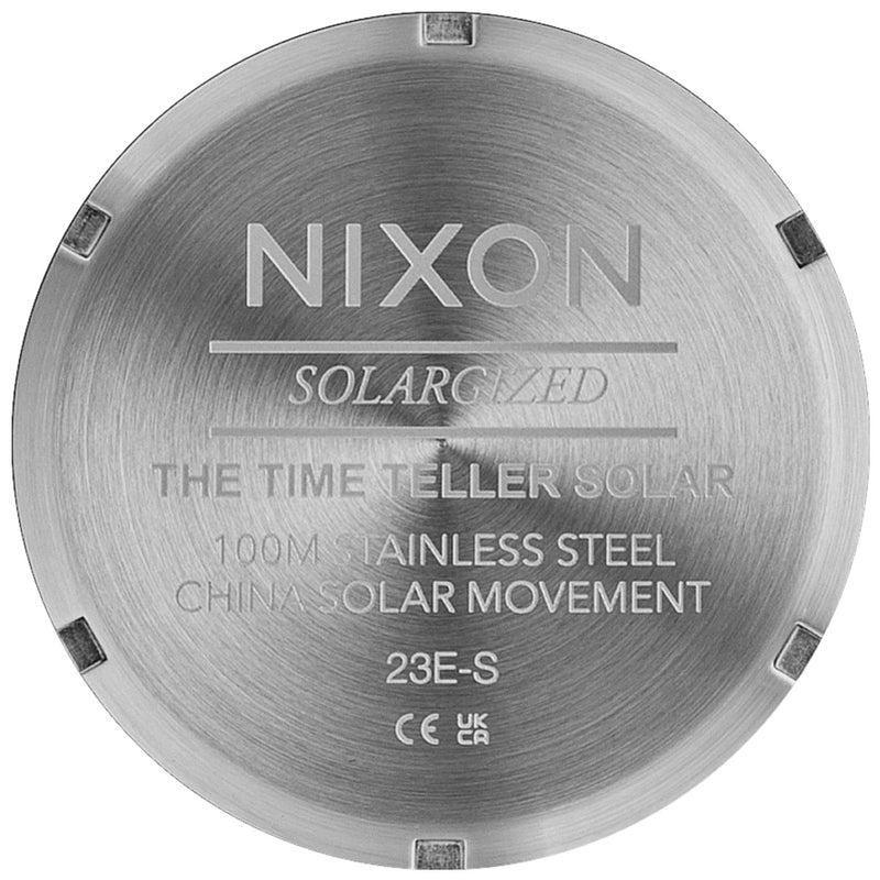 Load image into Gallery viewer, Nixon Time Teller Solar Stainless Steel Watch
