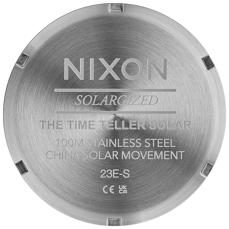 Load image into Gallery viewer, Nixon Time Teller Solar Stainless Steel Watch
