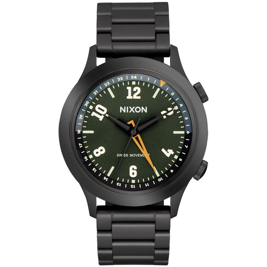 Nixon The Drifter 40 GMT Stainless Steel Watch