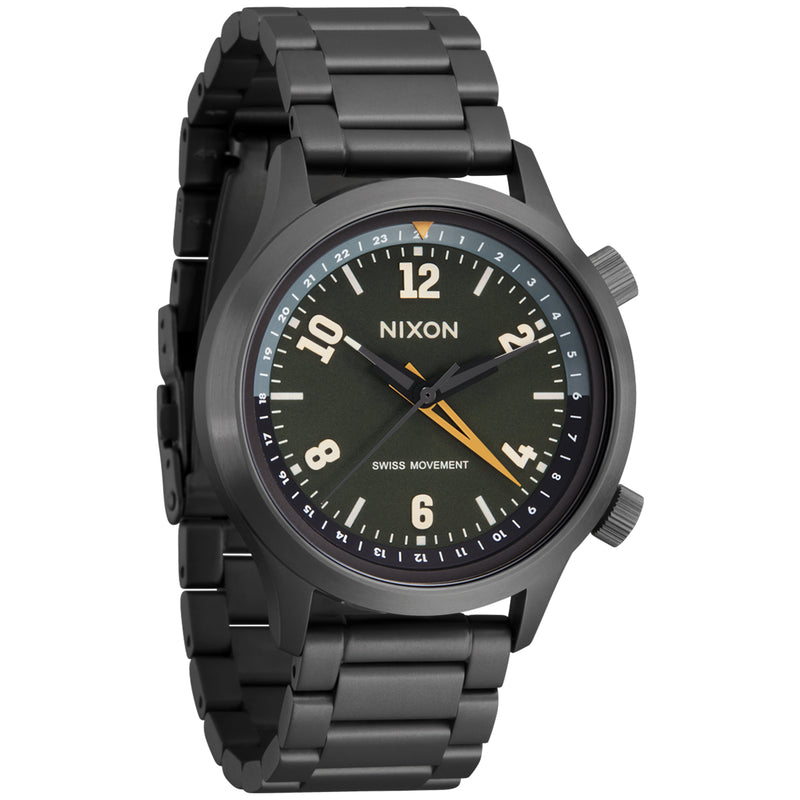 Load image into Gallery viewer, Nixon The Drifter 40 GMT Stainless Steel Watch
