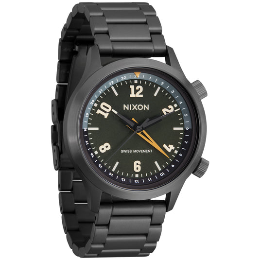 ニクソン　NIXON GMT Nixon The Drifter 40 GMT Stainless Steel Watch – Cleanline Surf