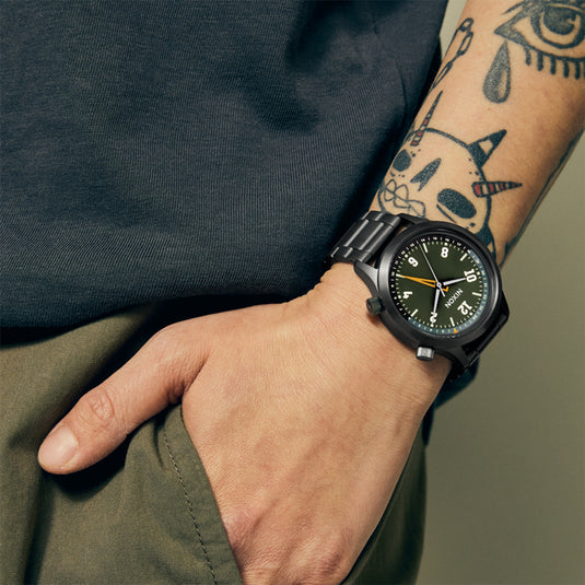 Nixon The Drifter 40 GMT Stainless Steel Watch