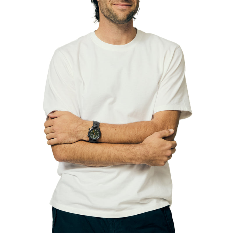 Load image into Gallery viewer, Nixon The Drifter 40 GMT Stainless Steel Watch
