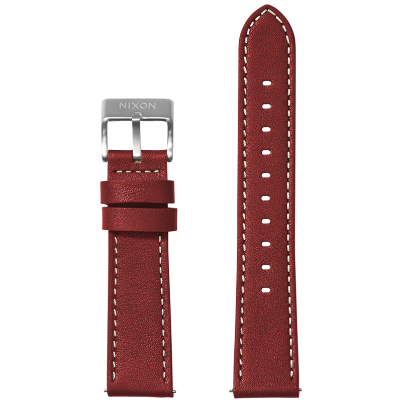 Load image into Gallery viewer, Nixon 20mm Stitched Leather Watch Band
