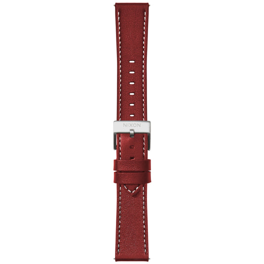Nixon 20mm Stitched Leather Watch Band