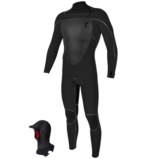 O'Neill Mutant Legend 4.5/3.5 Hooded Chest-Zip Wetsuit