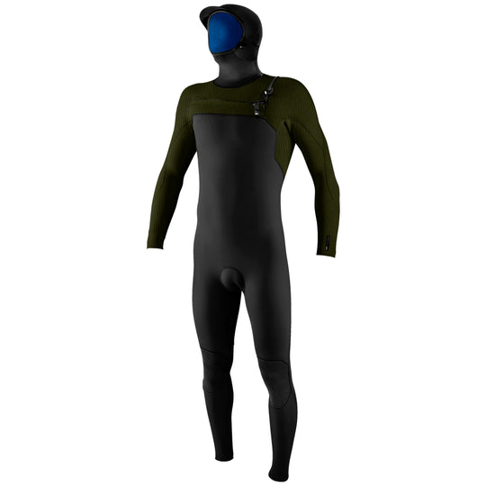 O'Neill Hyperfreak 4/3+ Hooded Chest-Zip Wetsuit • 2025