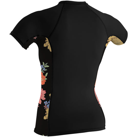 O'Neill Women's Side Print Short Sleeve Rash Guard