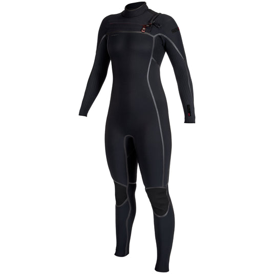O'Neill Women's Hyperfreak Fire 4/3+ Chest-Zip Wetsuit