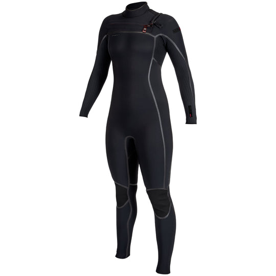 O'Neill Women's Hyperfreak Fire 4/3+ Chest-Zip Wetsuit