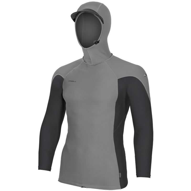 O'Neill Hyperfreak Skins O'Zone Long Sleeve Hooded Rash Guard ...