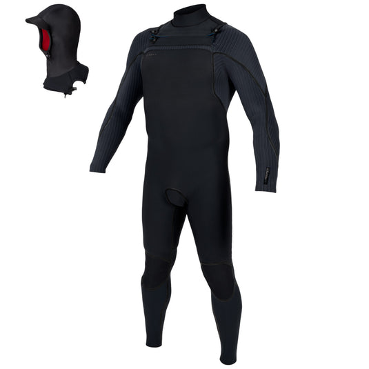 O'Neill Mutant II 4/3+ Modular Hooded Chest-Zip Wetsuit
