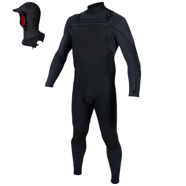 O'Neill Mutant II 4/3+ Modular Hooded Chest-Zip Wetsuit