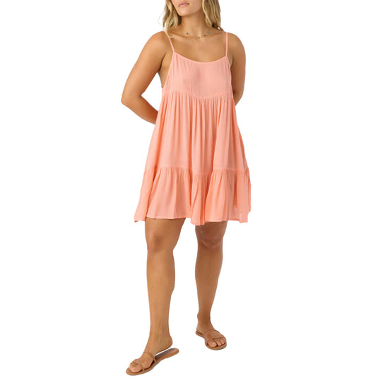 O'Neill Women's Saltwater Solids Rilee Coverup Mini Dress