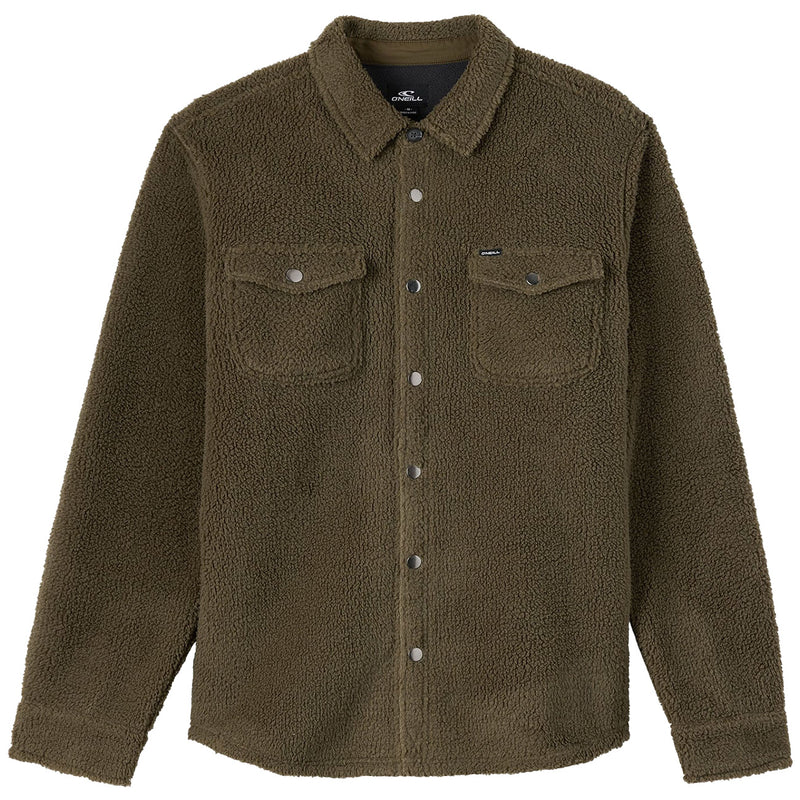 Load image into Gallery viewer, O'Neill Glacier Solid Superfleece Long Sleeve Snap-Button Shirt
