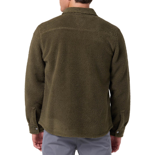 O'Neill Glacier Solid Superfleece Long Sleeve Snap-Button Shirt
