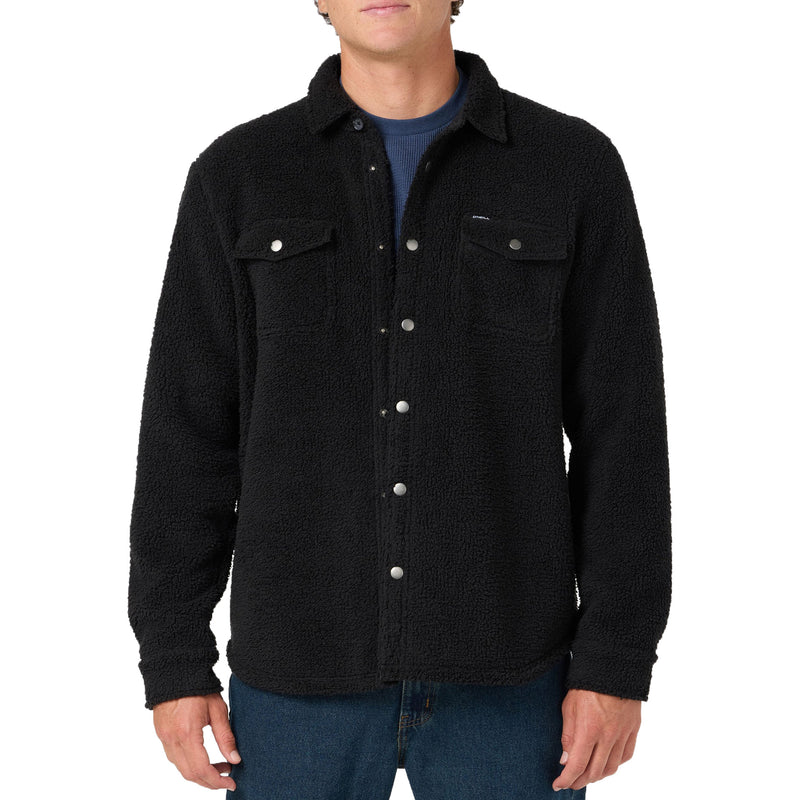 Load image into Gallery viewer, O'Neill Glacier Solid Superfleece Long Sleeve Snap-Button Shirt 3
