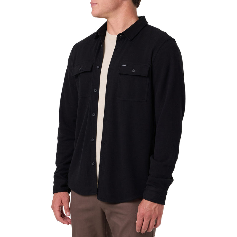 Load image into Gallery viewer, O'Neill Sutton Solid Long Sleeve Button-Up Shirt
