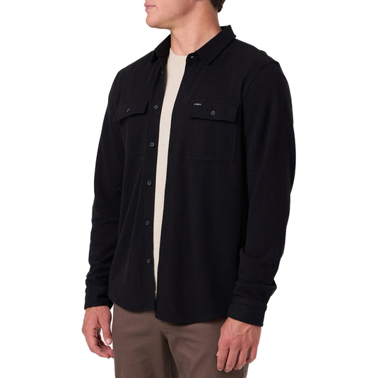 O'Neill Sutton Solid Long Sleeve Button-Up Shirt