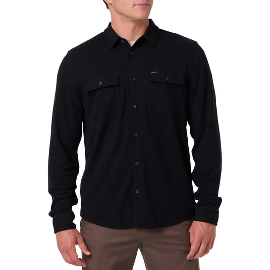 O'Neill Sutton Solid Long Sleeve Button-Up Shirt