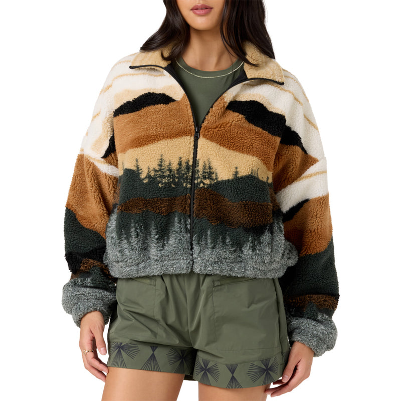 Load image into Gallery viewer, O'Neill Women's Cordin High-Pile Zip-Up Jacket
