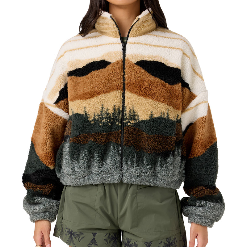 Load image into Gallery viewer, O'Neill Women's Cordin High-Pile Zip-Up Jacket
