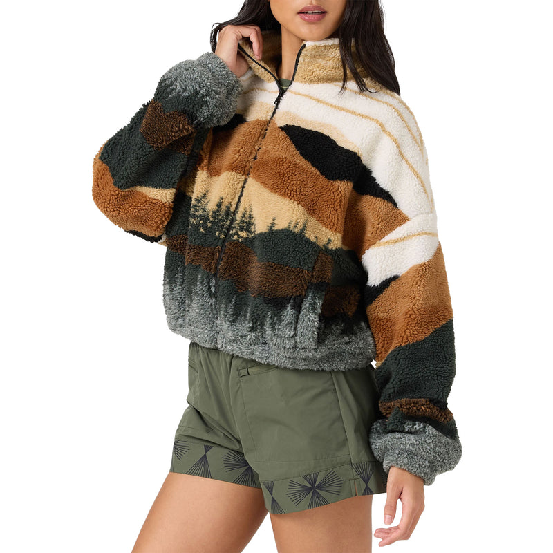 Load image into Gallery viewer, O'Neill Women's Cordin High-Pile Zip-Up Jacket 3
