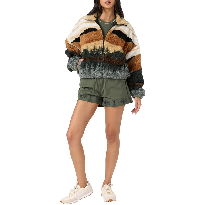 Load image into Gallery viewer, O'Neill Women's Cordin High-Pile Zip-Up Jacket 7
