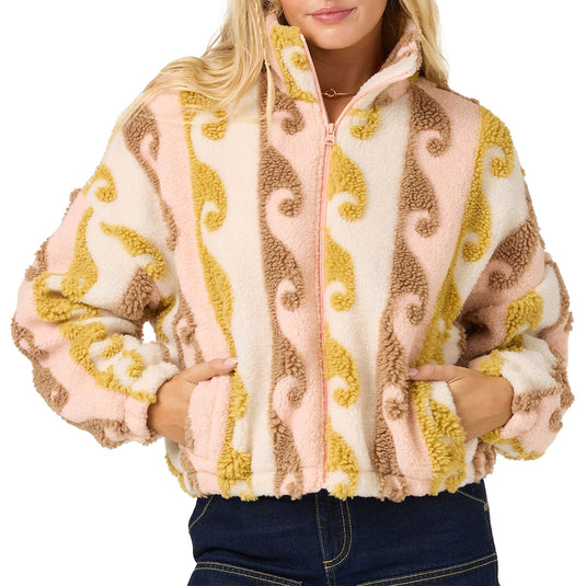 O'Neill Women's Cordin High-Pile Zip-Up Jacket