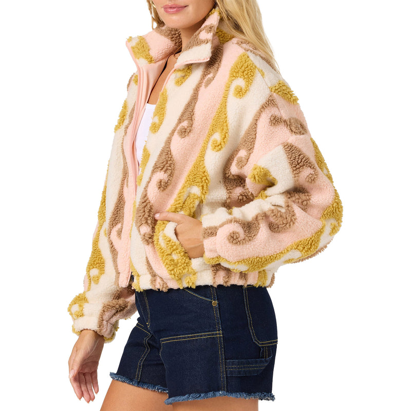 Load image into Gallery viewer, O'Neill Women's Cordin High-Pile Zip-Up Jacket
