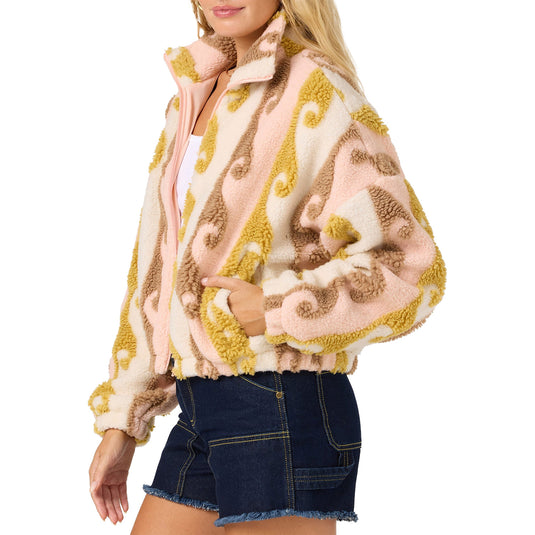O'Neill Women's Cordin High-Pile Zip-Up Jacket