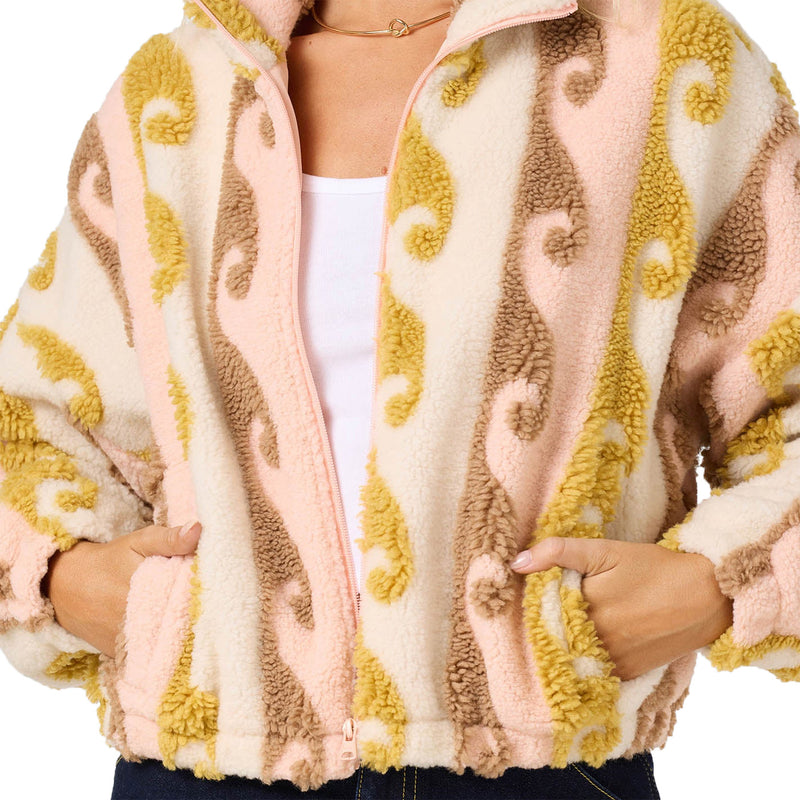 Load image into Gallery viewer, O'Neill Women's Cordin High-Pile Zip-Up Jacket
